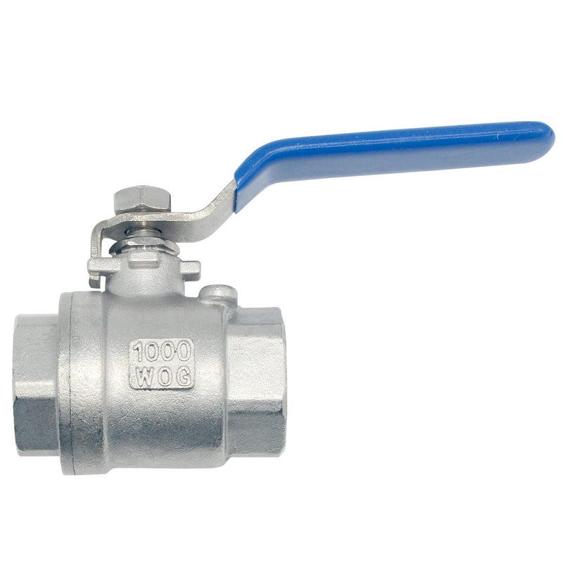 DAN SPEED 1" NPT Female SS 316 Stainless Steel Full Port Ball Valve Vinyl Handle WOG1000 - Image 3